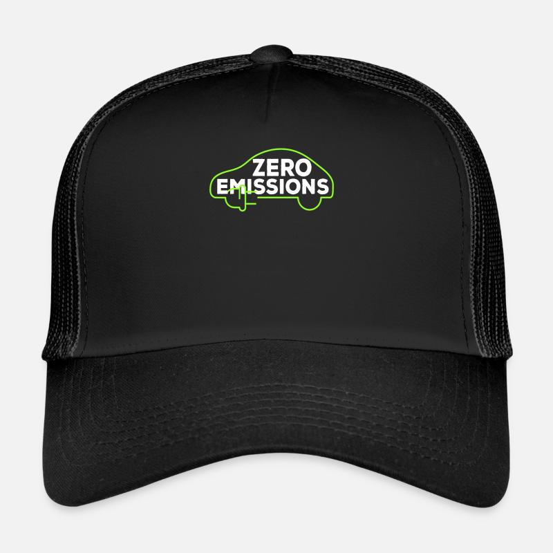 Voitures électriques Zero Emissions Électromobilité E-auto Casquette trucker 