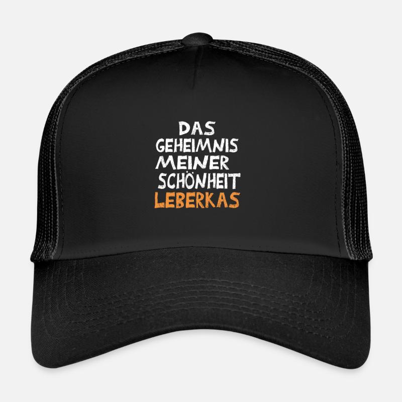 Leberkas - Trucker Cap - Schwarz/Schwarz