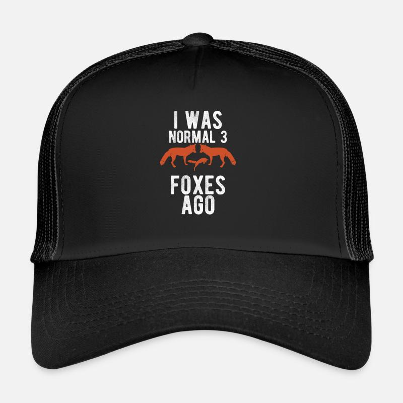 Fuchs - Trucker Cap - Schwarz/Schwarz
