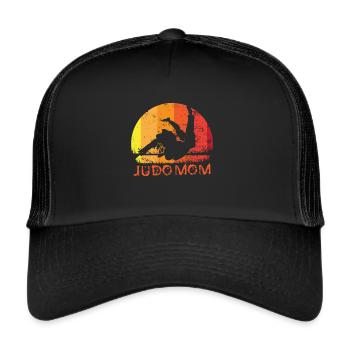 Judo Mom - Trucker Cap - Schwarz/Schwarz - Vorne