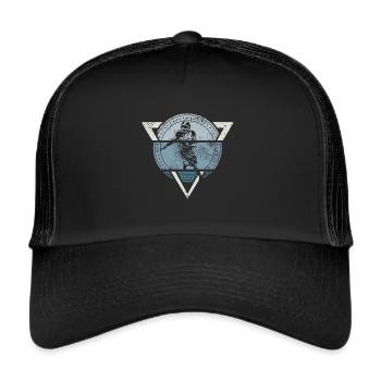 American Football Retro - Trucker Cap - black/black - Front