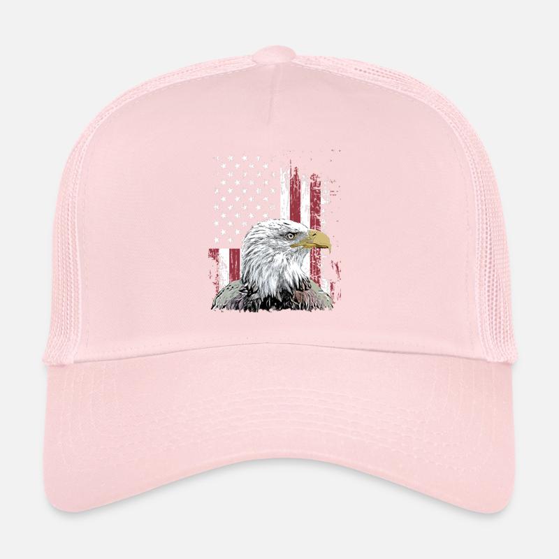 Independence Eagle American Flag Eagle Casquette trucker 