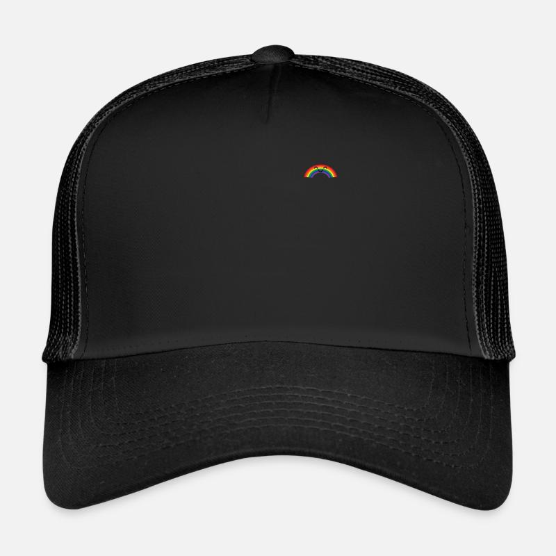 Rainbow Lesbian Pride LGBT Flagge CSD Homosexual Trucker Cap