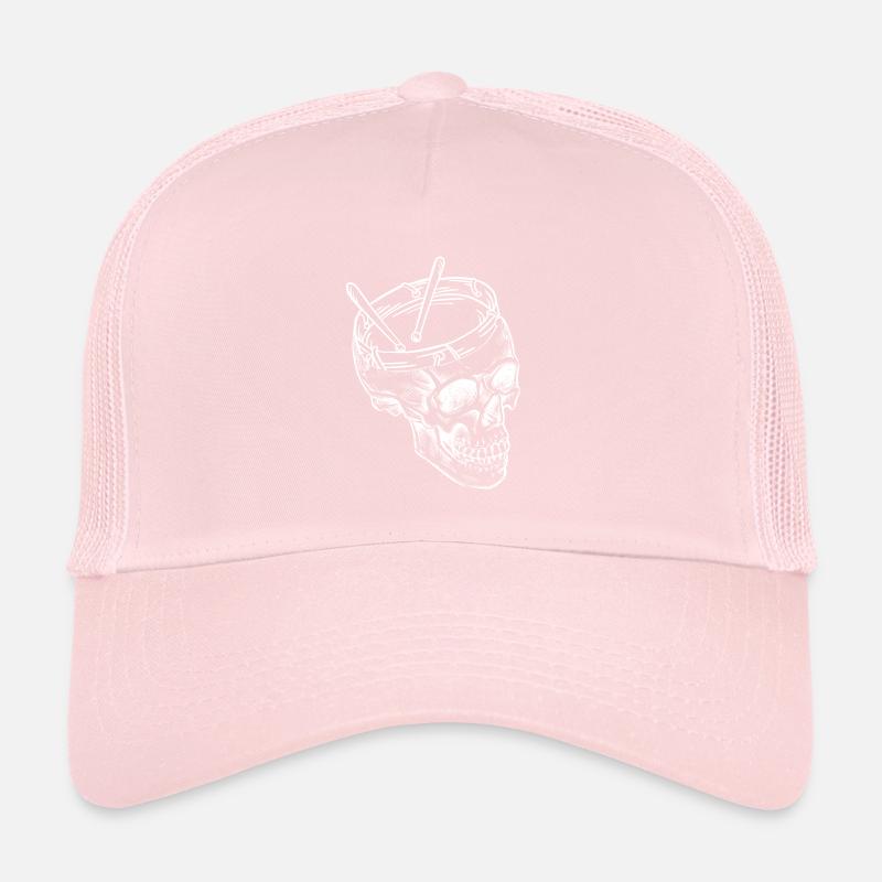 Skull Skull Drummer Drummer Trucker Cap