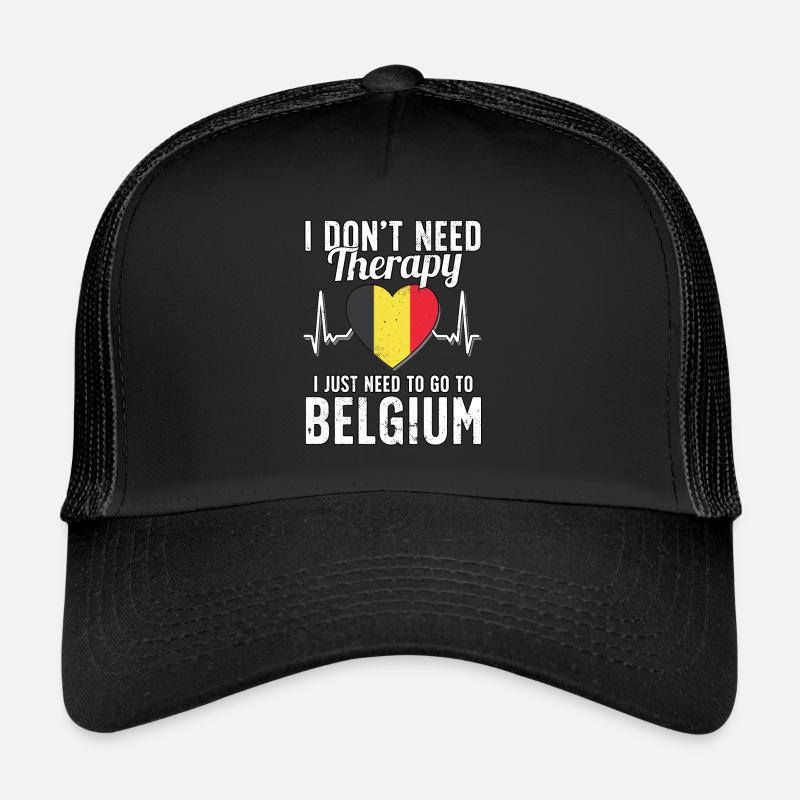 Belgium flag I Belgian Souvenirs Trucker Cap