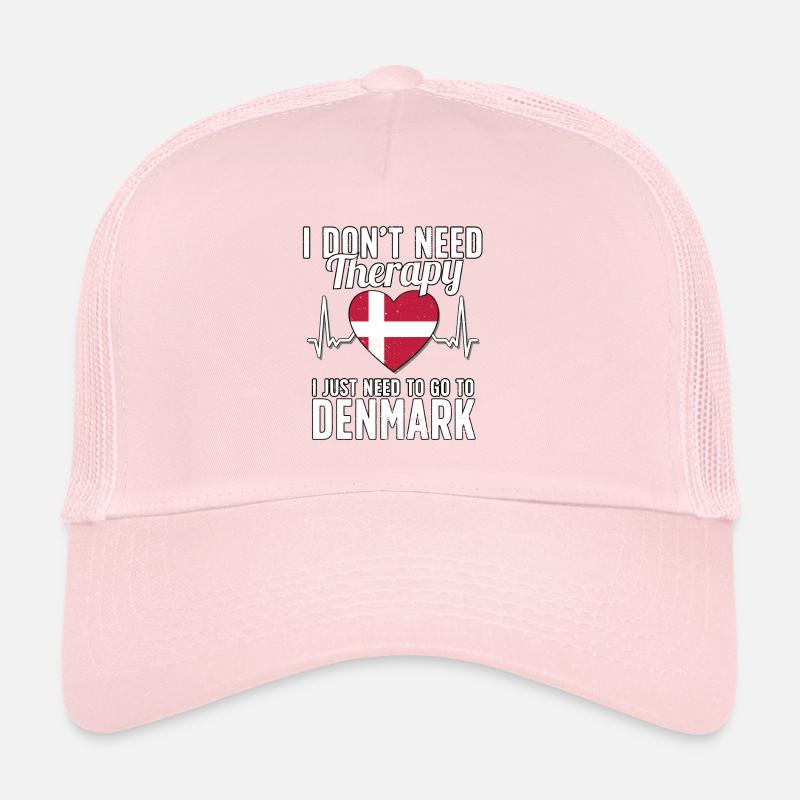Denmark flag I Danish Souvenirs Trucker Cap