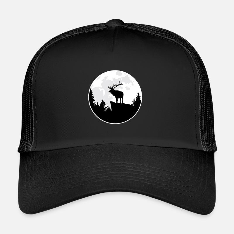 Elch Geschenk Hirsch Wild Natur Wald Hirsch Trucker Cap