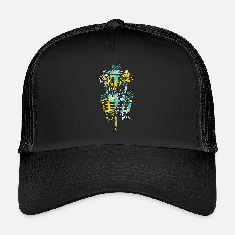 Disc golf Frisbee - Casquette trucker  - noir/noir