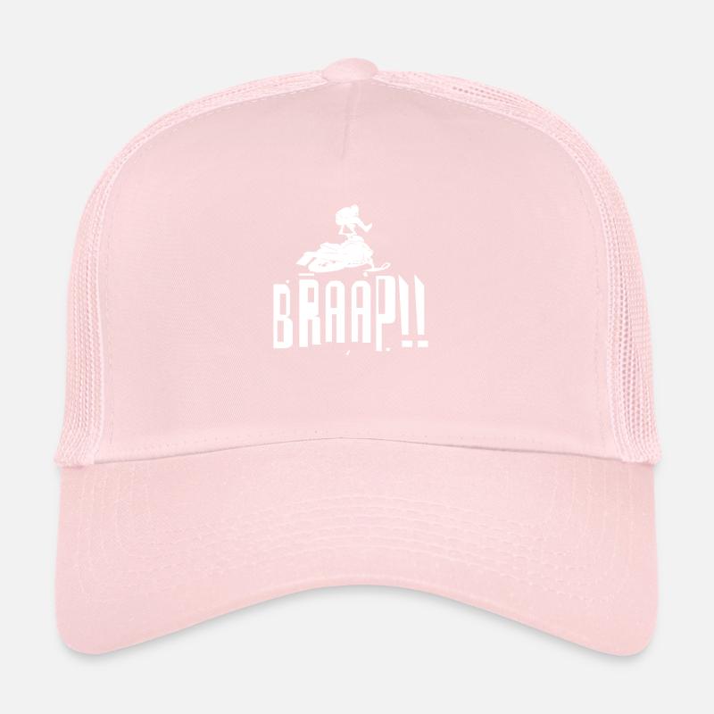 BRAAAAP Snowmobile MotorSchlitte Shirt Trucker Cap