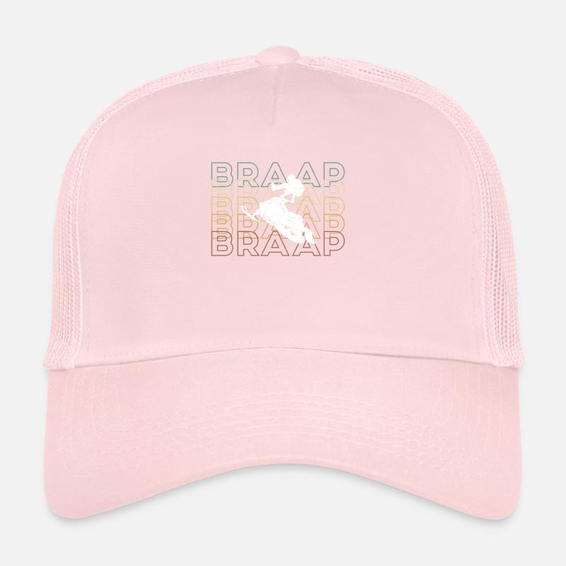 BRAAAAP Snowmobile MotorSchlitte Shirt Trucker Cap