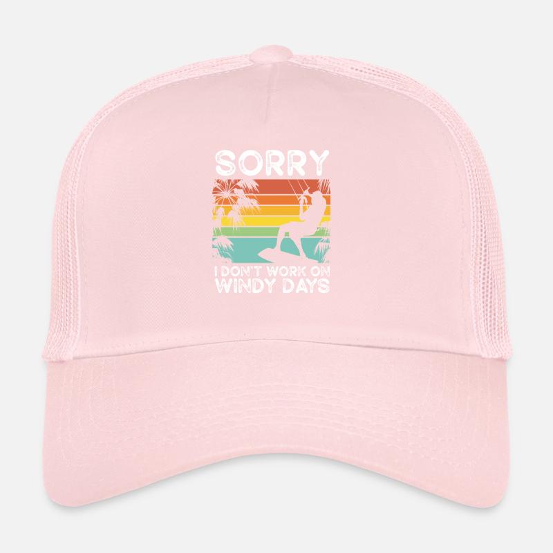 Kiteboard windy Days Beach Wind Kite Surf Casquette trucker 