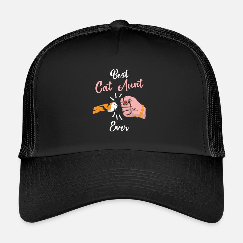 Best Cat Aunt Ever Aunt with Cat Faust Trucker Cap
