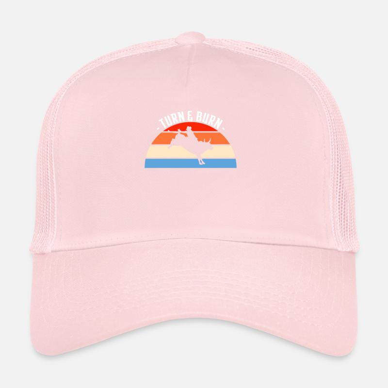 Turn & Burn Rodeo Cadeau Casquette trucker 