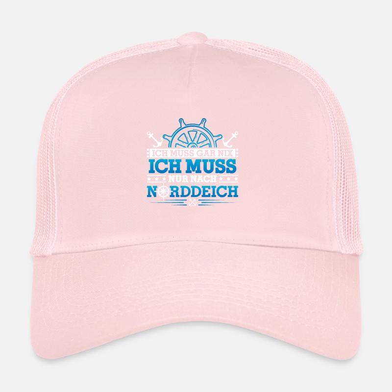 Norddeich Ich muss nur an die Nordsee Trucker Cap