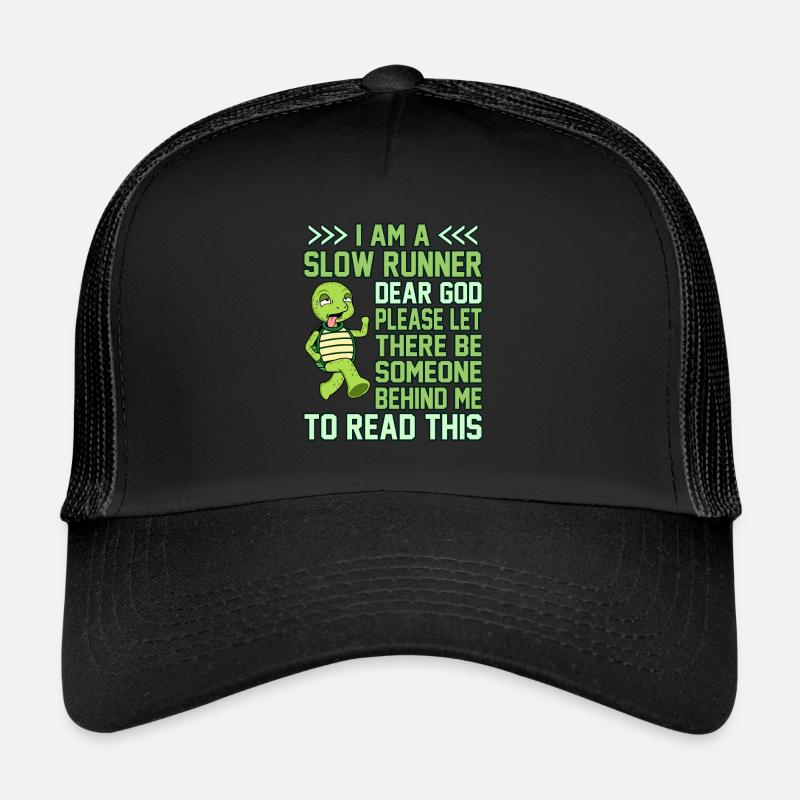 I'm A Slow Runner Turtle Half Marathon Running Trucker Cap