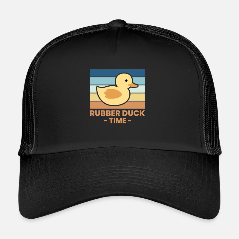 Rubber Duck Time Gummiente Geschenk Trucker Cap