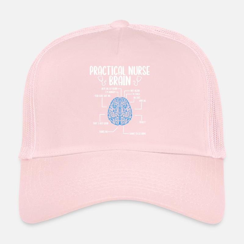 Licensed Practical Nurse Brain Nurses for Work Trucker Cap