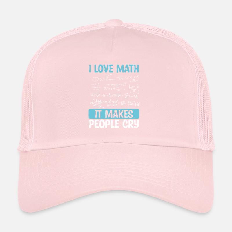 Professeur de mathématiques Mathématiques Enseignement des mathématiques Sciences Casquette trucker 
