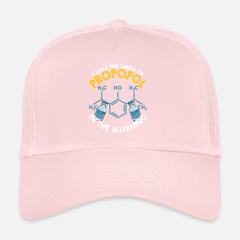 J’adore l’odeur du propofol le matin Casquette trucker 