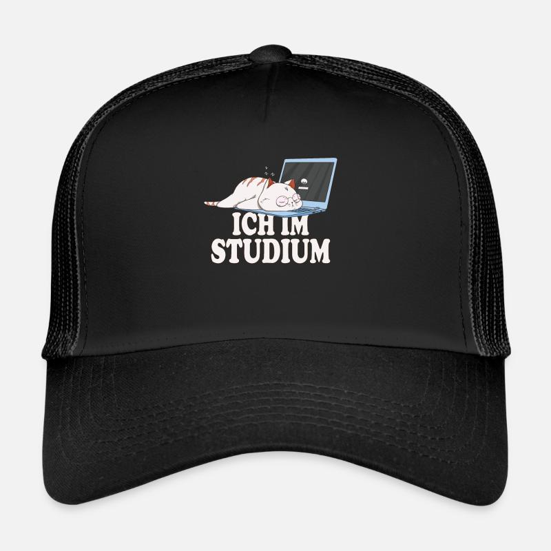 Ich im Studium schlafende katze Trucker Cap