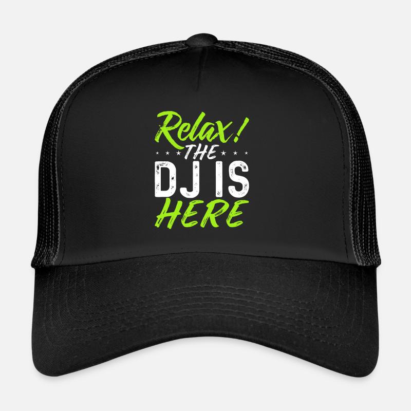 DJ Music Techno Dance Party Cadeau Casquette trucker 