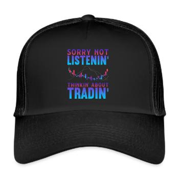 Stock Market - Trucker Cap - black/black - Front