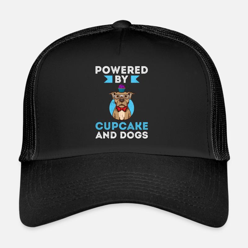 Powered By Cupcake And Dogs Trucker Cap