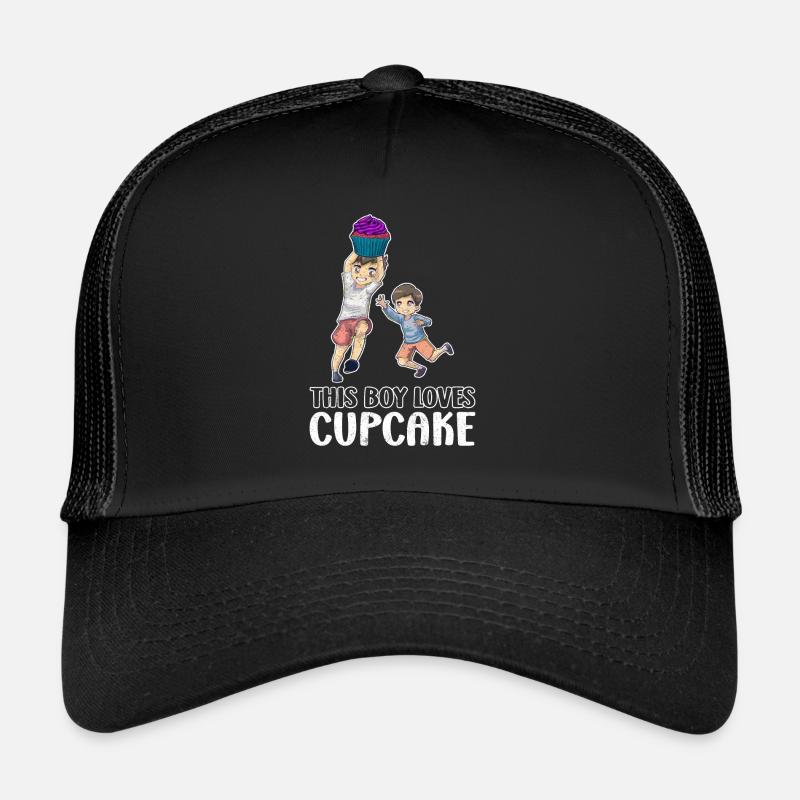 This Boy Loves Cupcake Trucker Cap