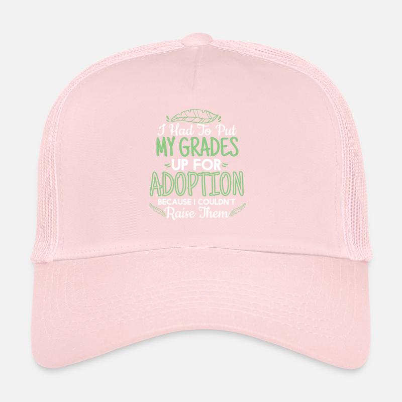 Grades Up For Adoption Trucker Cap