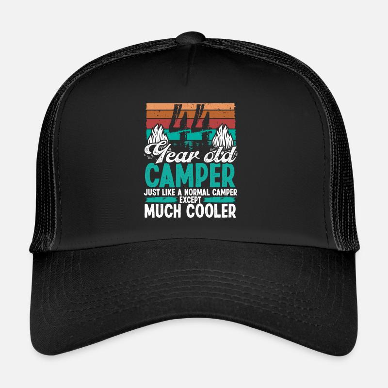 44 Year Old Camper Scouting Camping 44 Birthday Trucker Cap