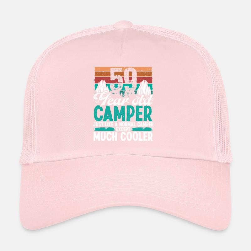 59 Year Old Camper Scouting Camping 59 Birthday Trucker Cap