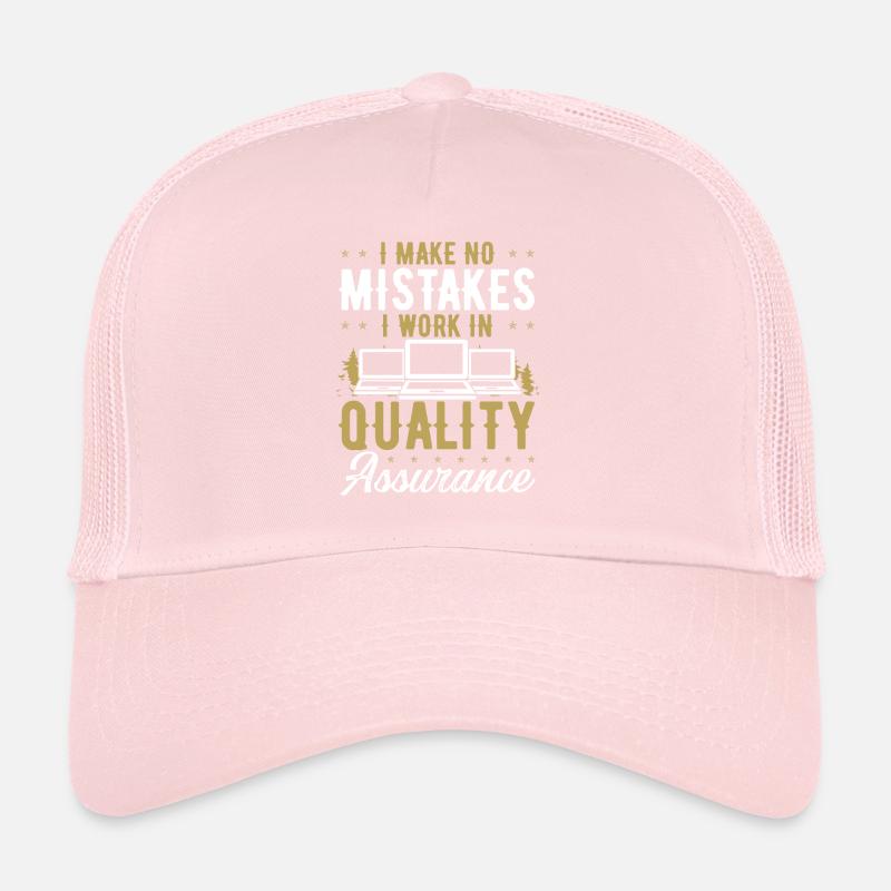 Software I make no mistakes Quality Assurance Trucker Cap