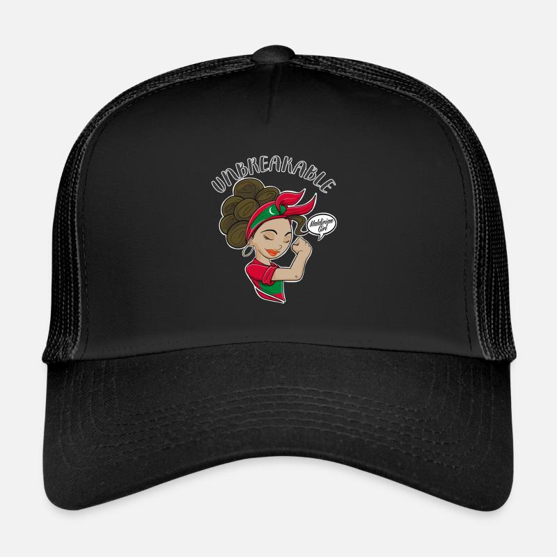Fille maldivienne Unbreakable Maldivian Heritage Casquette trucker 