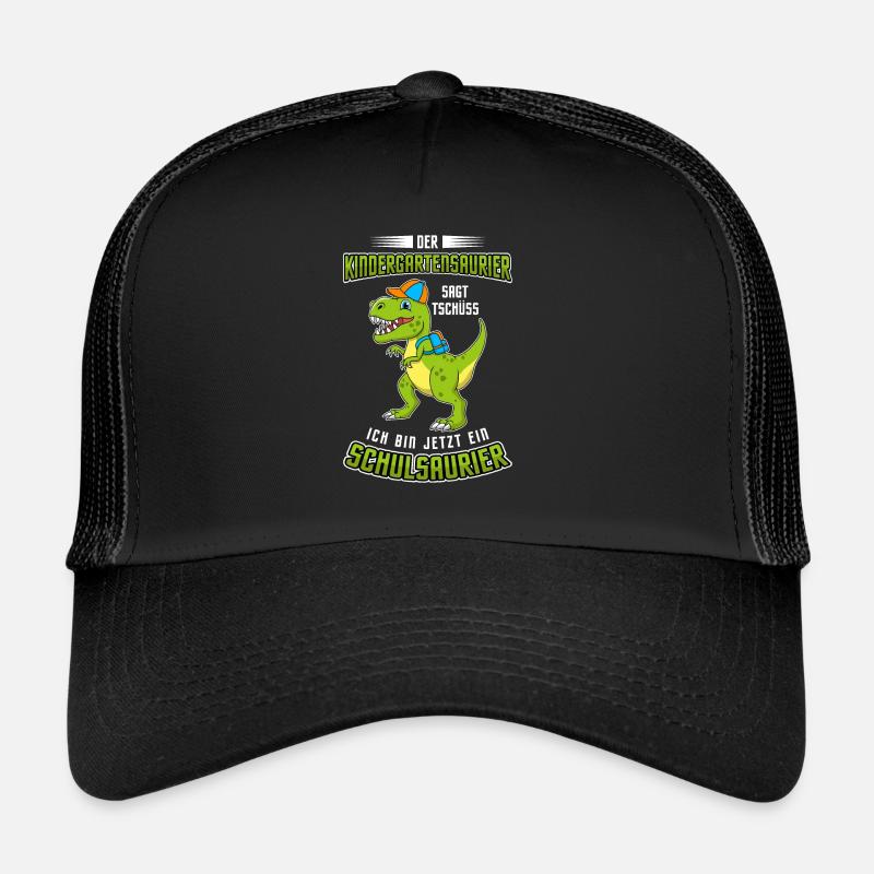 Schulanfang Einschulung 1 Klasse Grundschule - Trucker Cap - Schwarz/Schwarz