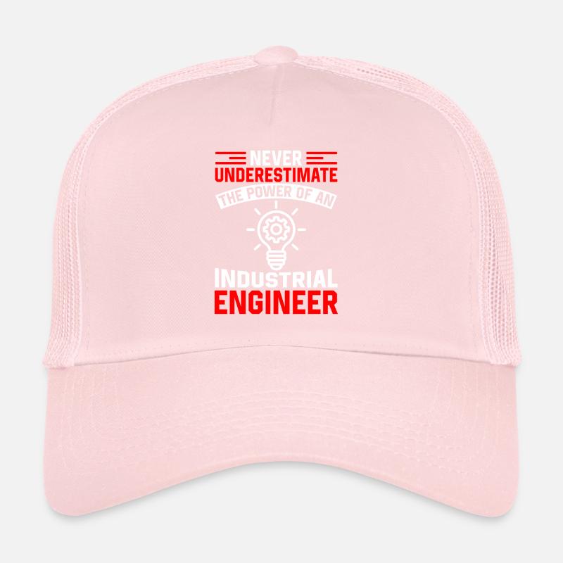 Never Underestimate Industrial Engineer Trucker Cap