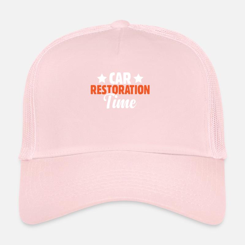 Car Restoration Time Trucker Cap