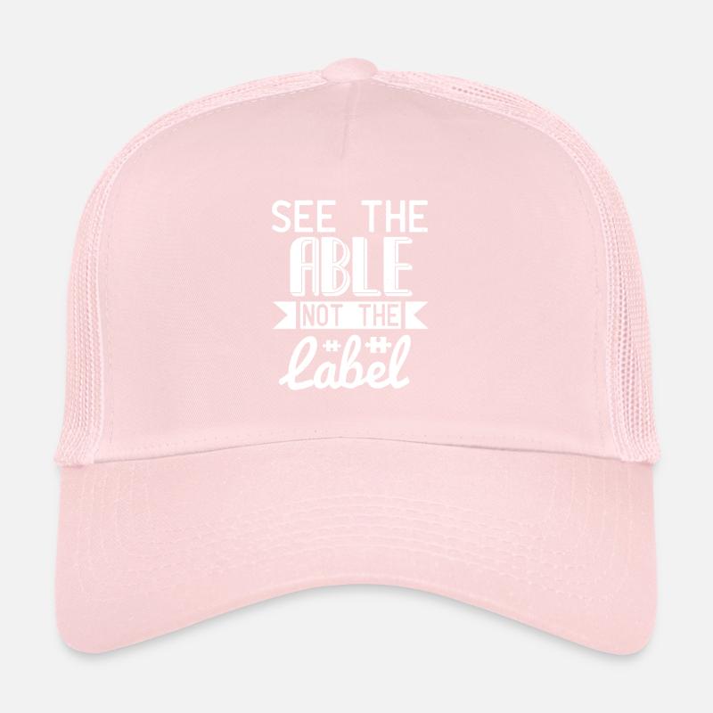 see the able not thee label Trucker Cap