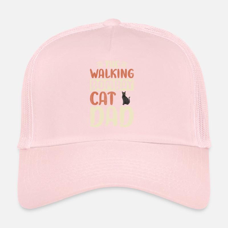Le chat marchant Bombay Papa Kitty Chat Marche Casquette trucker 
