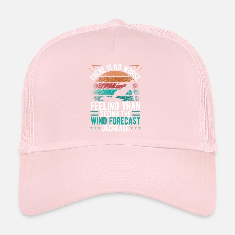 Kiteboard Vintage Wind Forecast Kitesurfer Casquette trucker 