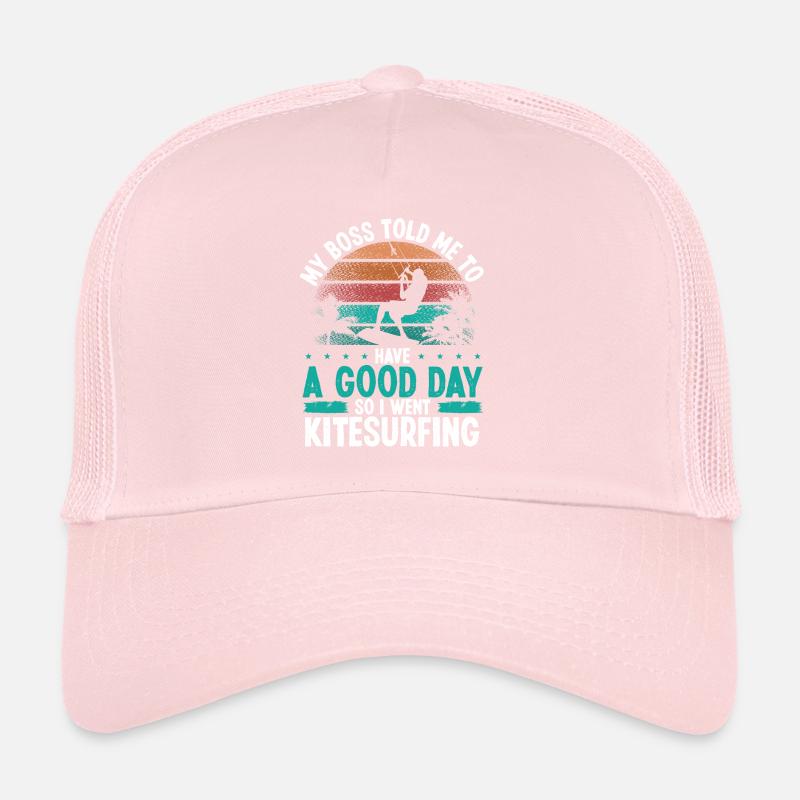 Kiteboard Mon patron m’a dit Bonne Journée Kitesurf Casquette trucker 