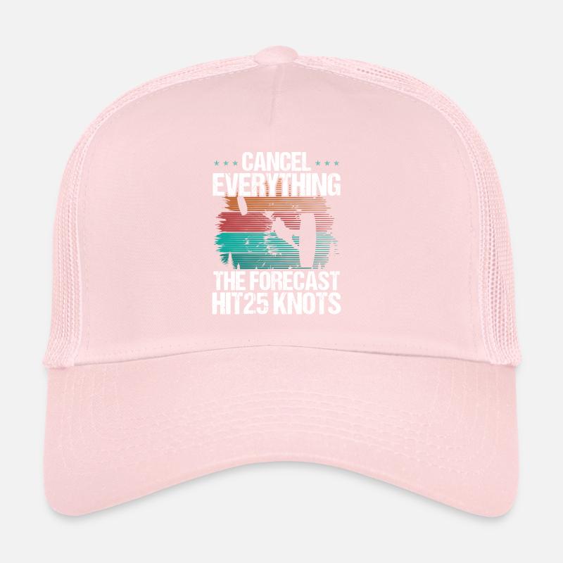 Kiteboard Prévision du Vent 25 Nœuds Kitesurfer Casquette trucker 