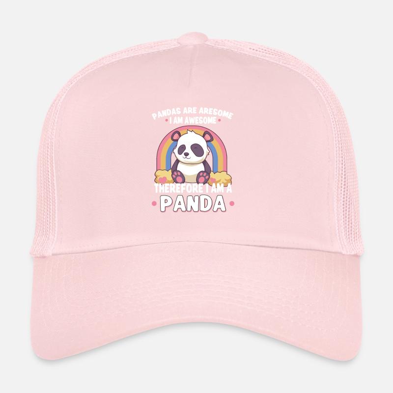 Panda Bear Panda Bamboo Wildlife China Trucker Cap