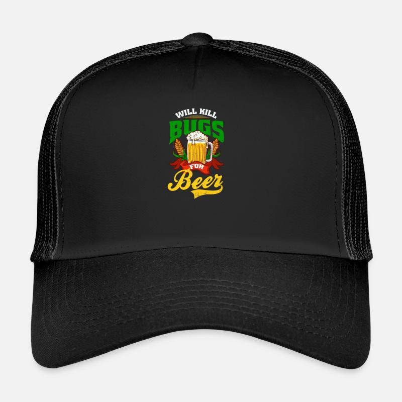 Bug Exterminator tötet Bugs für Bier Trucker Cap