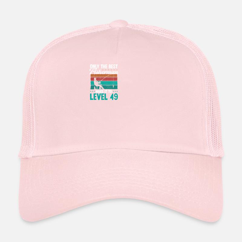 49 Niveau de pêche Pêcheur pêcheur de 49 ans Casquette trucker 