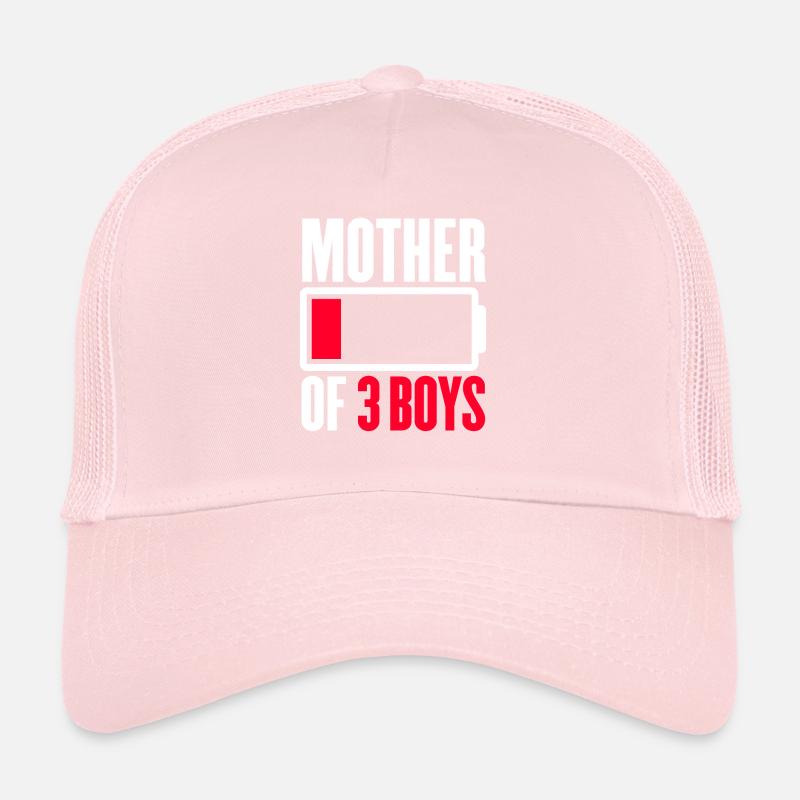 Mère de 3 garçons Casquette trucker 