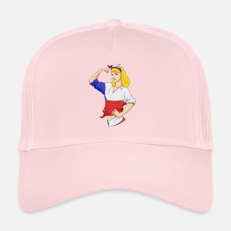 Fille tchèque Incassable I Héritage tchèque Tchèque Casquette trucker 