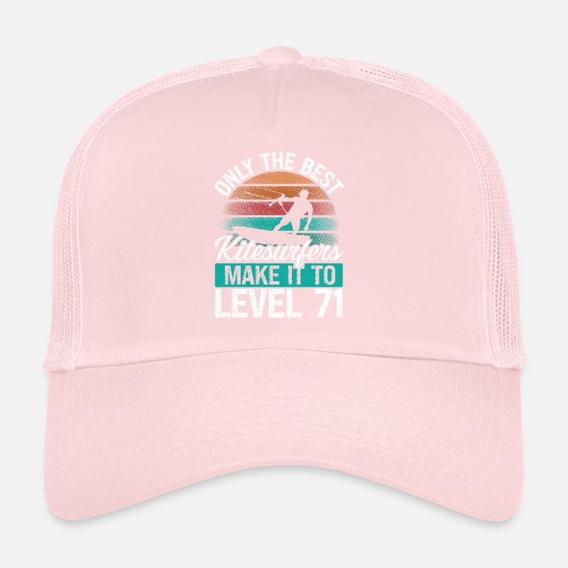 71 Kitesurf Niveau 71 Ans Rétro Kitesurf Casquette trucker 
