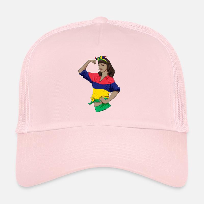 Mauritius Girl Unbreakable Mauritius Heritage Trucker Cap