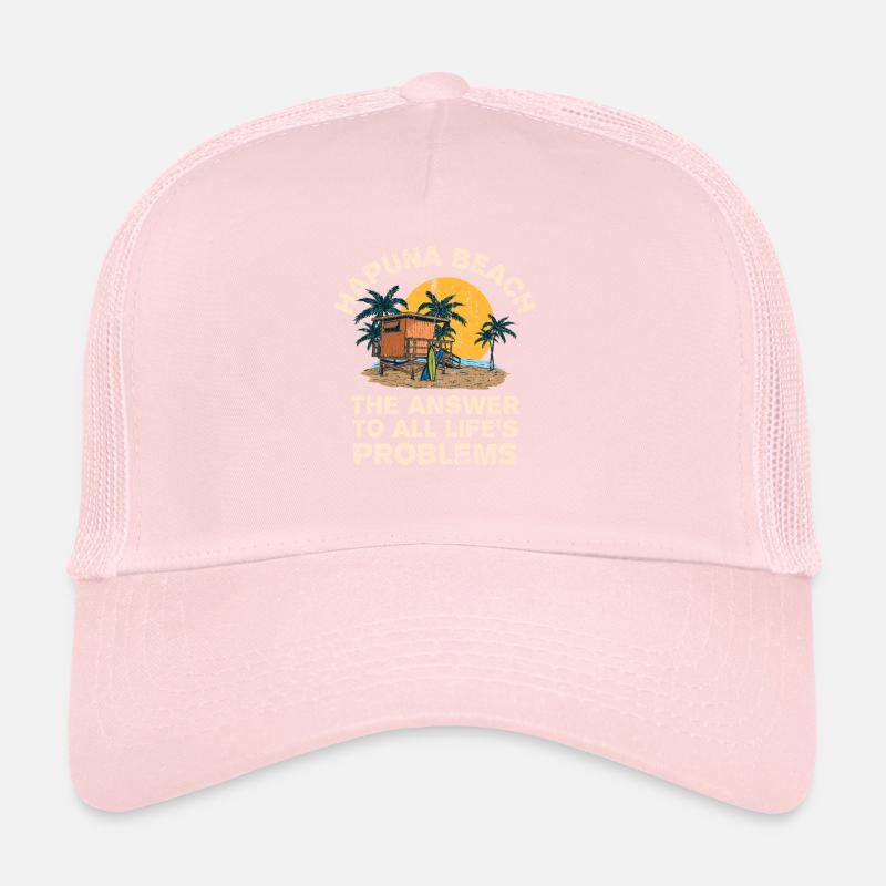 Hapuna Beach Répond à tous les problèmes de la vie Casquette trucker 