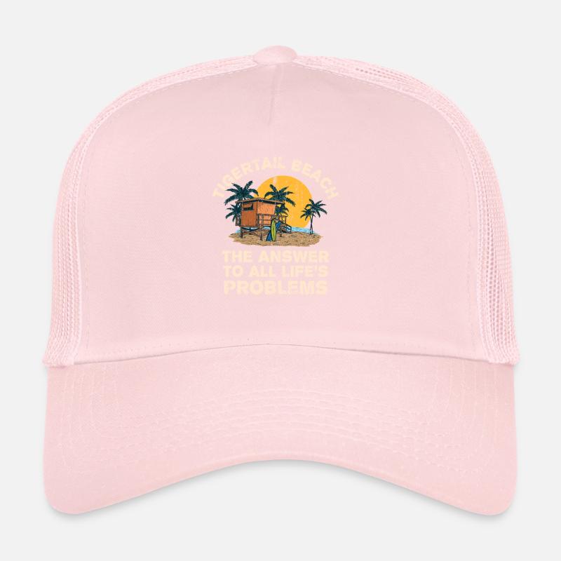 Tigertail Beach Answer To All Life's Problems Trucker Cap